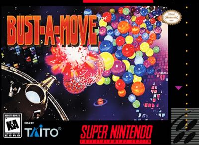 Bust-a-move - Nintendo Super Nintendo Entertainment System (SNES) video game collectible - Main Image 1