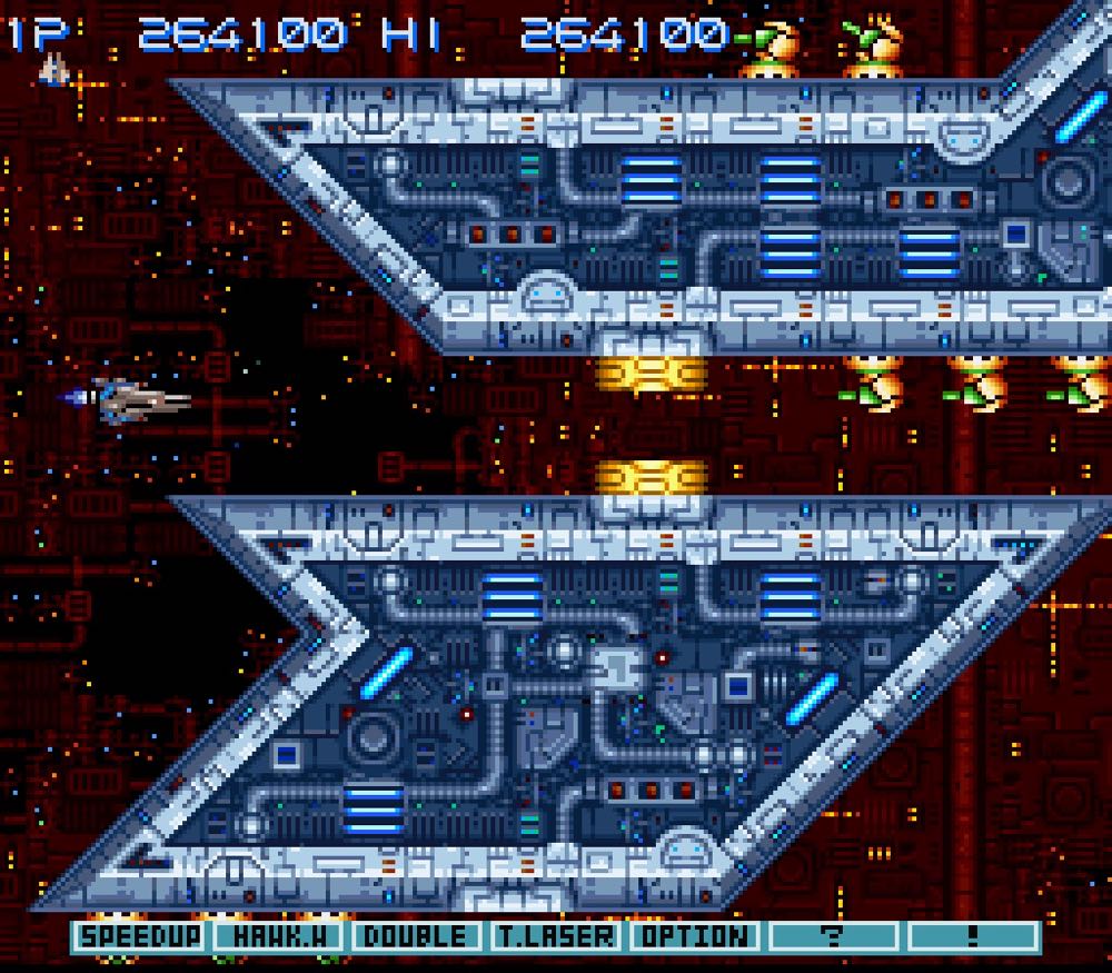 Gradius III - Nintendo Super Nintendo Entertainment System (SNES) (Konami - 2) video game collectible - Main Image 4