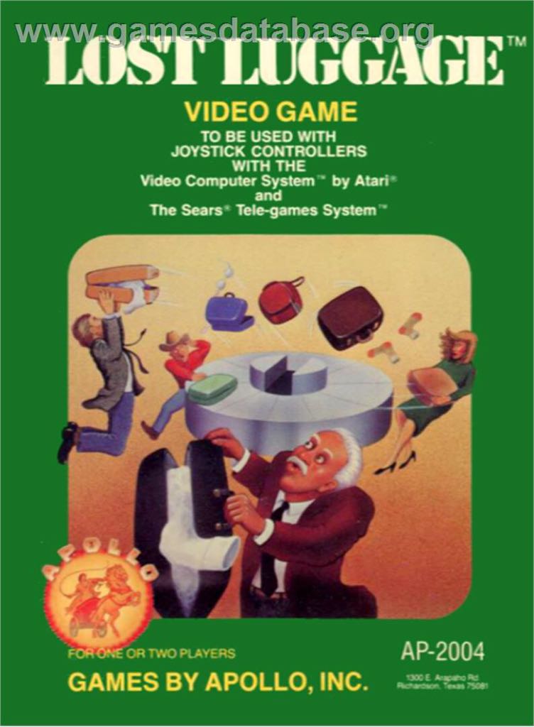 Lost Luggage - Atari 2600 video game collectible - Main Image 1