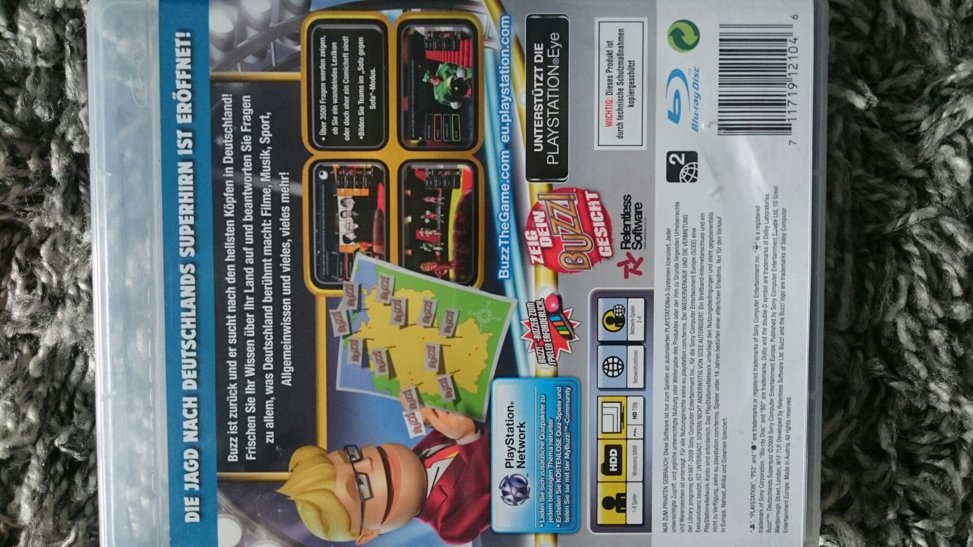 Buzz! Deutschlands Superquiz - Sony PlayStation 3 (PS3) video game collectible - Main Image 2