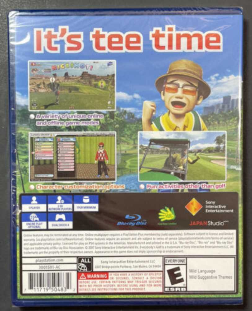 Everybody’s Golf - Sony PlayStation 4 (PS4) (Sony Computer Entertainment - 1) video game collectible - Main Image 2
