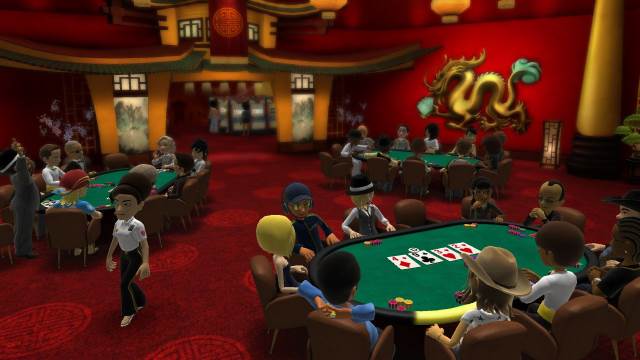 Full House Poker - Microsoft Xbox 360 video game collectible - Main Image 2