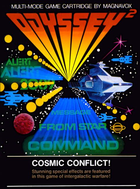 Cosmic Conflict! - Magnavox Odyssey II video game collectible - Main Image 1