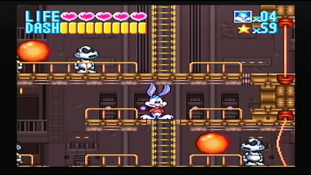 Tiny Toons Adventures: Buster Busts Loose! - Nintendo Super Nintendo Entertainment System (SNES) (Konami - 1) video game collectible [Barcode 083717150091] - Main Image 4