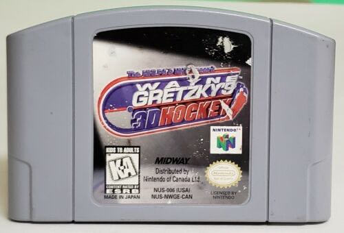 Wayne Gretzky’s 3D Hockey - Nintendo 64 (N64) (Midway - 4) video game collectible [Barcode 031763121220] - Main Image 4