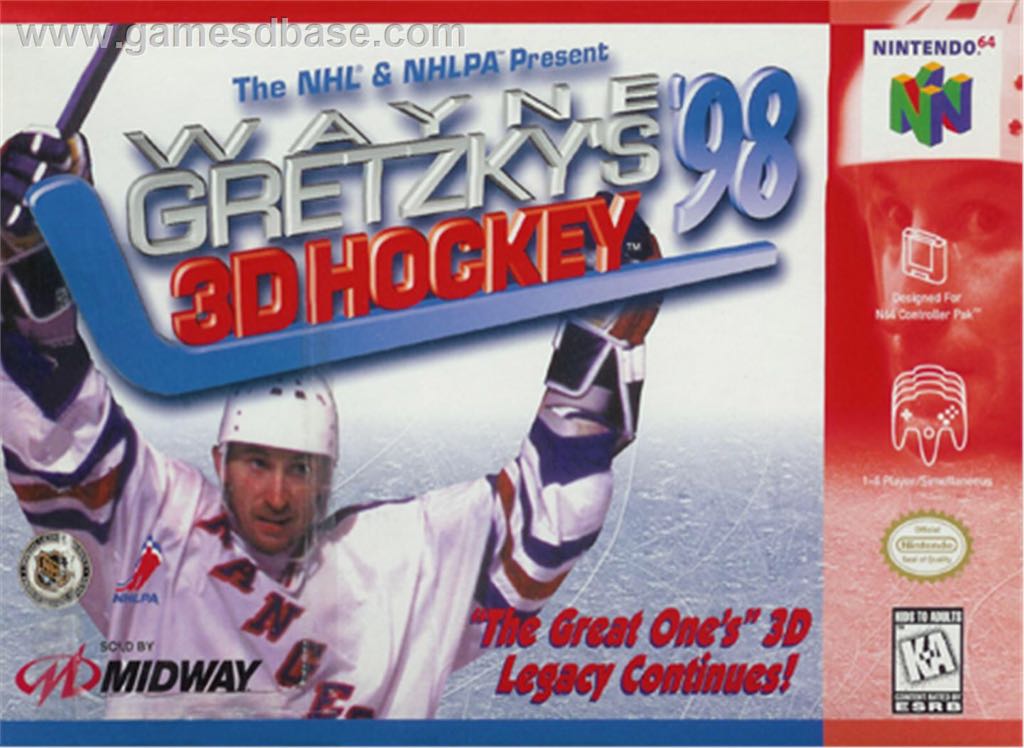 Wayne Gretzky’s 3D Hockey video game collectible - Main Image 1