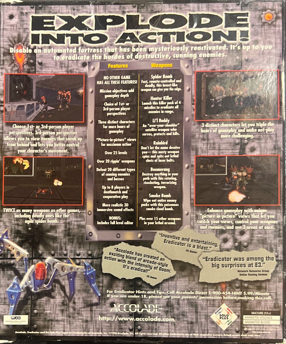 Eradicator - PC (1) video game collectible - Main Image 2