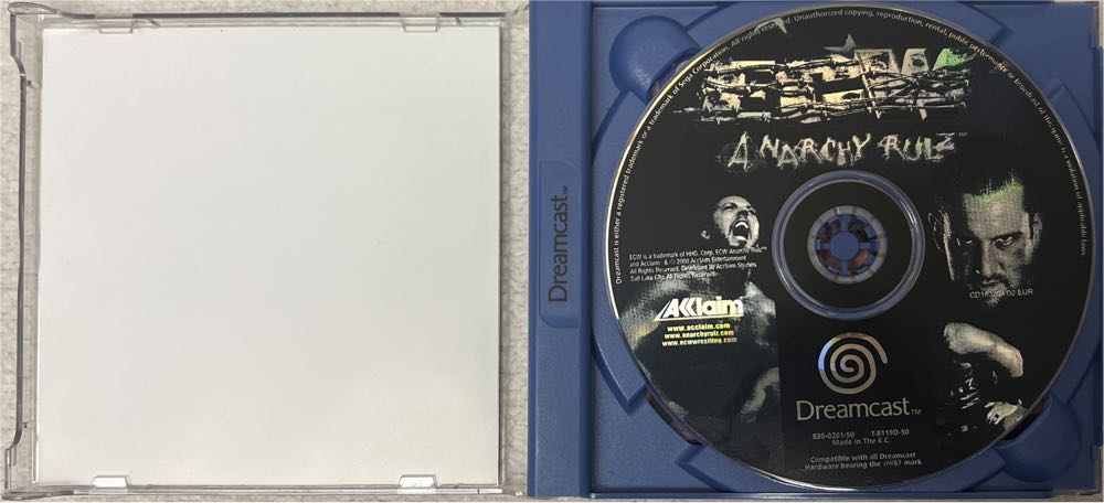 ECW Anarchy Rulz - Sega Dreamcast video game collectible [Barcode 3455198320435] - Main Image 3
