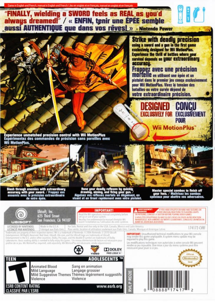 Redsteel 2 - Nintendo Wii (Ubisoft - 1) video game collectible [Barcode 3307211672420] - Main Image 2