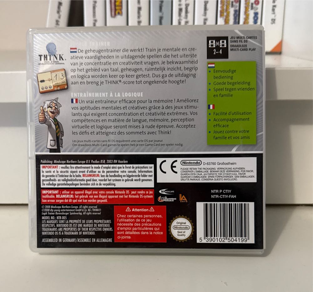 Think Again - Nintendo 3DS video game collectible [Barcode 5390102504199] - Main Image 2