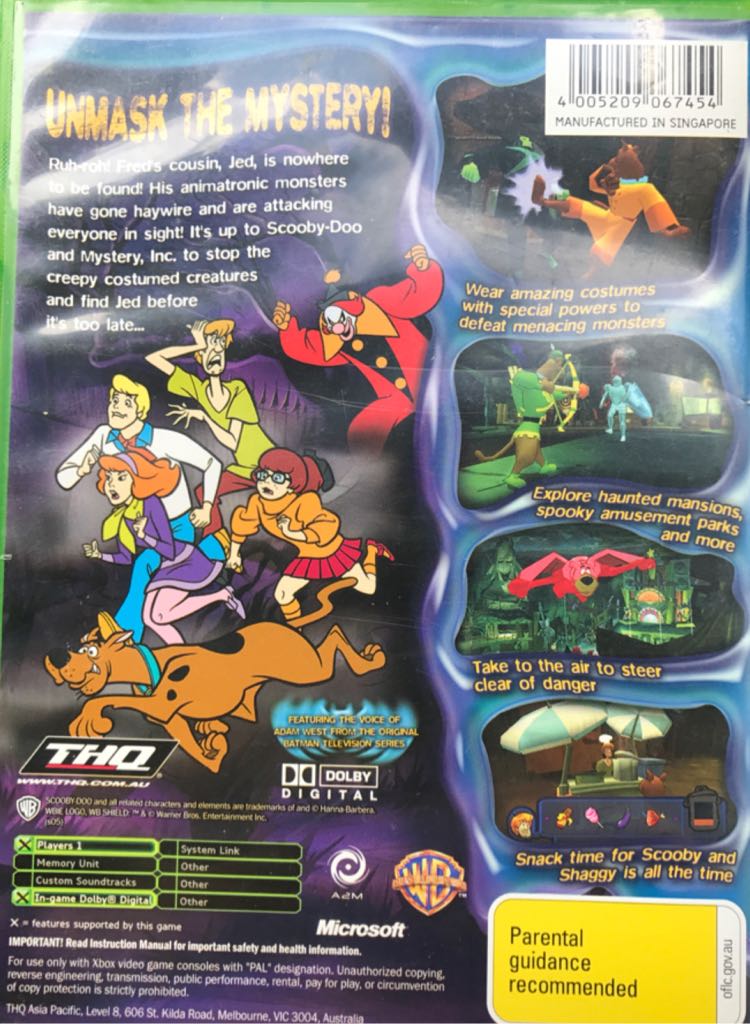 Scooby-Doo Unmasked - Microsoft Xbox (Thq Inc) video game collectible [Barcode 4005209067454] - Main Image 2