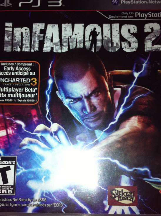 inFAMOUS 2 - Sony PlayStation Network (PSN) video game collectible - Main Image 1