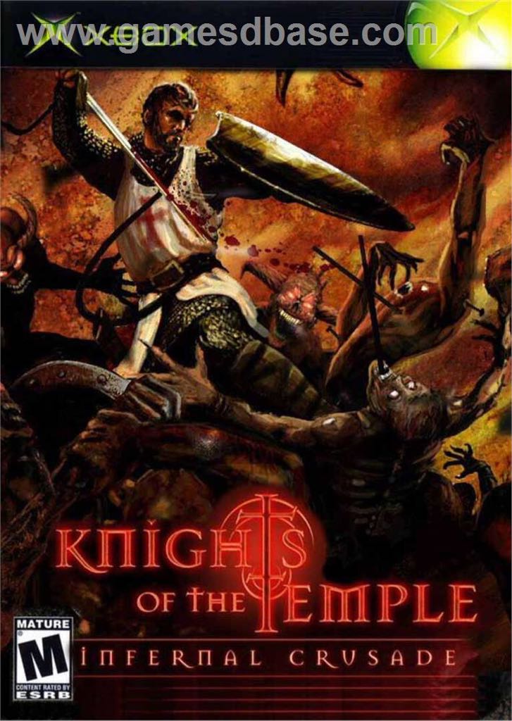 *Knights of the Temple: Infernal Crusade - Microsoft Xbox video game collectible - Main Image 1