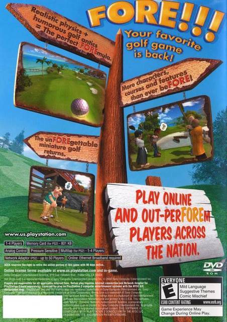 Hot Shots Golf: Fore! - Sony PlayStation 2 (PS2) (Sony Computer Entertainment - 4) video game collectible [Barcode 711719740124] - Main Image 2