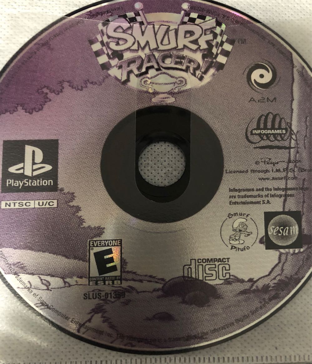 Smurf Racer - Sony PlayStation (Infogrames - 1-2) video game collectible - Main Image 4