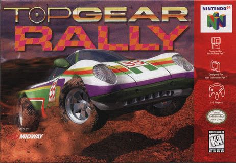 Top Gear Rally - Nintendo 64 (N64) (Midway) video game collectible - Main Image 1