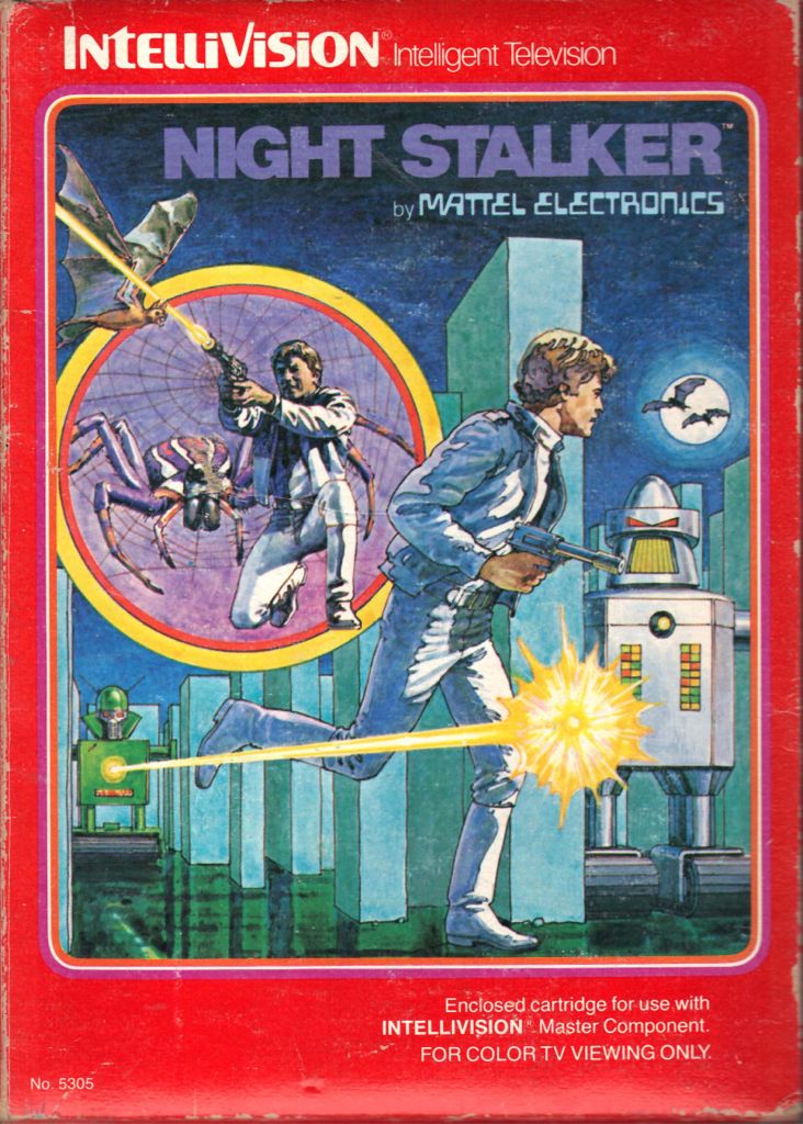 Night Stalker - Intellivision (Mattel Electronics) video game collectible - Main Image 1