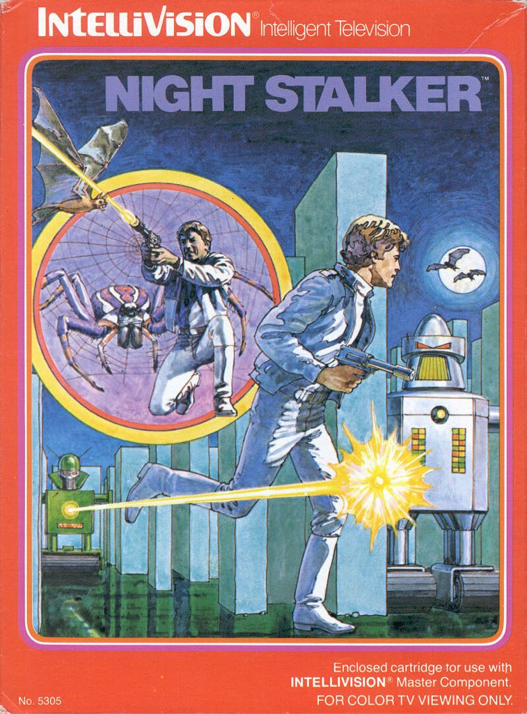 Night Stalker - Intellivision (1) video game collectible - Main Image 1