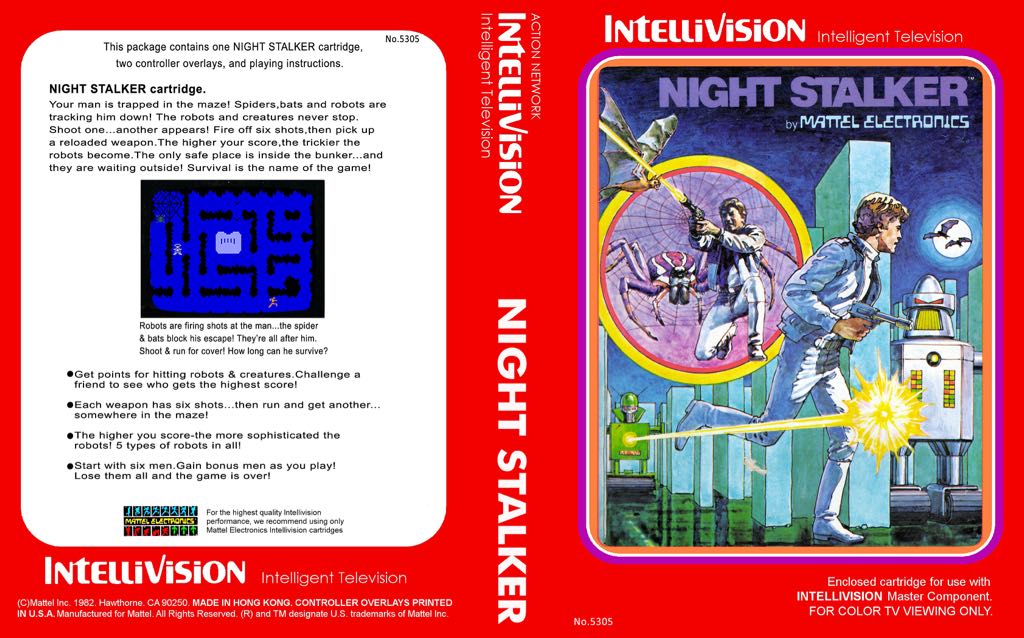 Night Stalker - Intellivision (1) video game collectible - Main Image 2