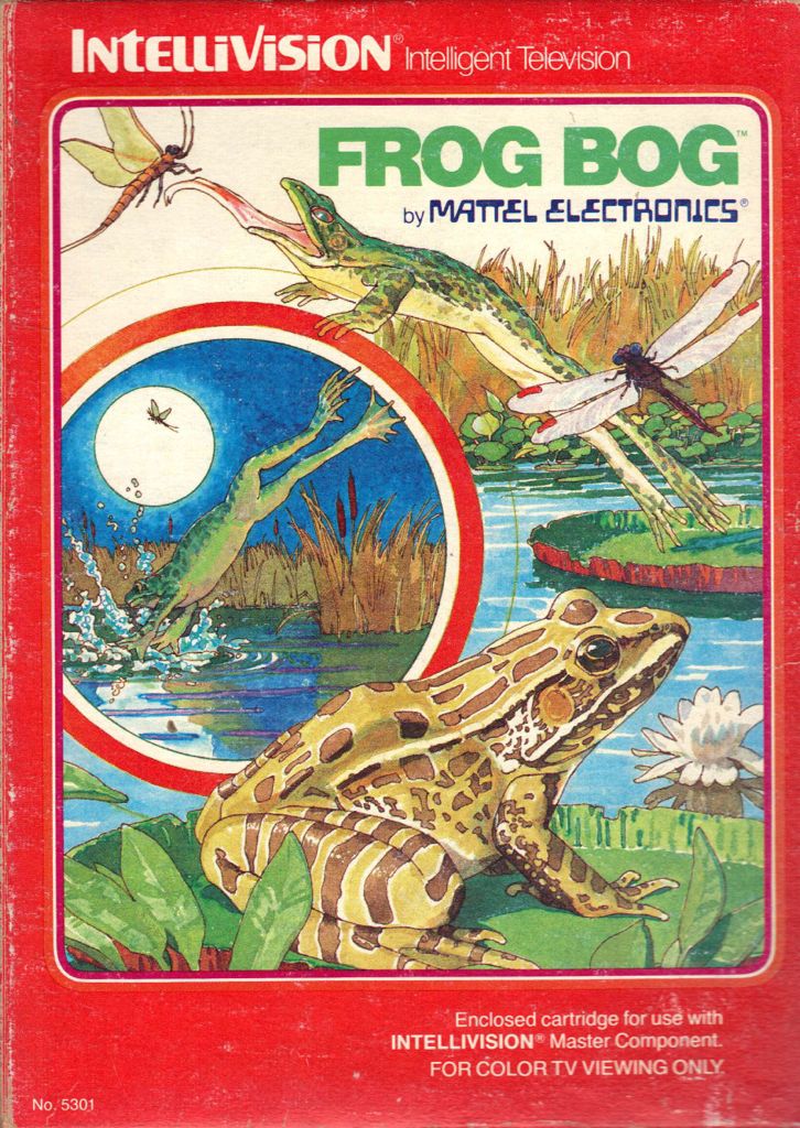 Frog Bog - Intellivision II video game collectible - Main Image 1