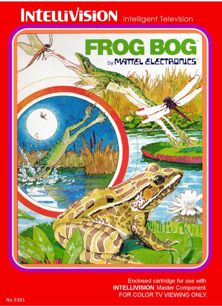 Frog Bog - Intellivision video game collectible - Main Image 1