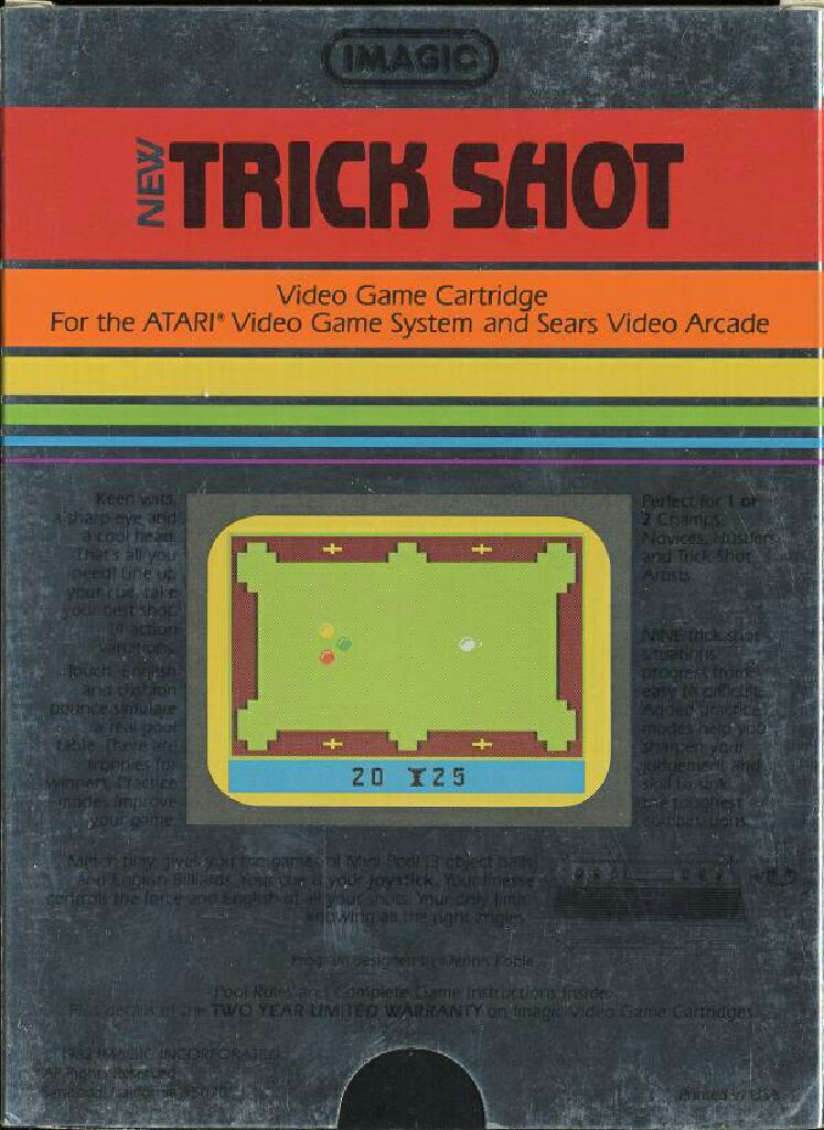 Trick Shot - Atari 2600 video game collectible - Main Image 2