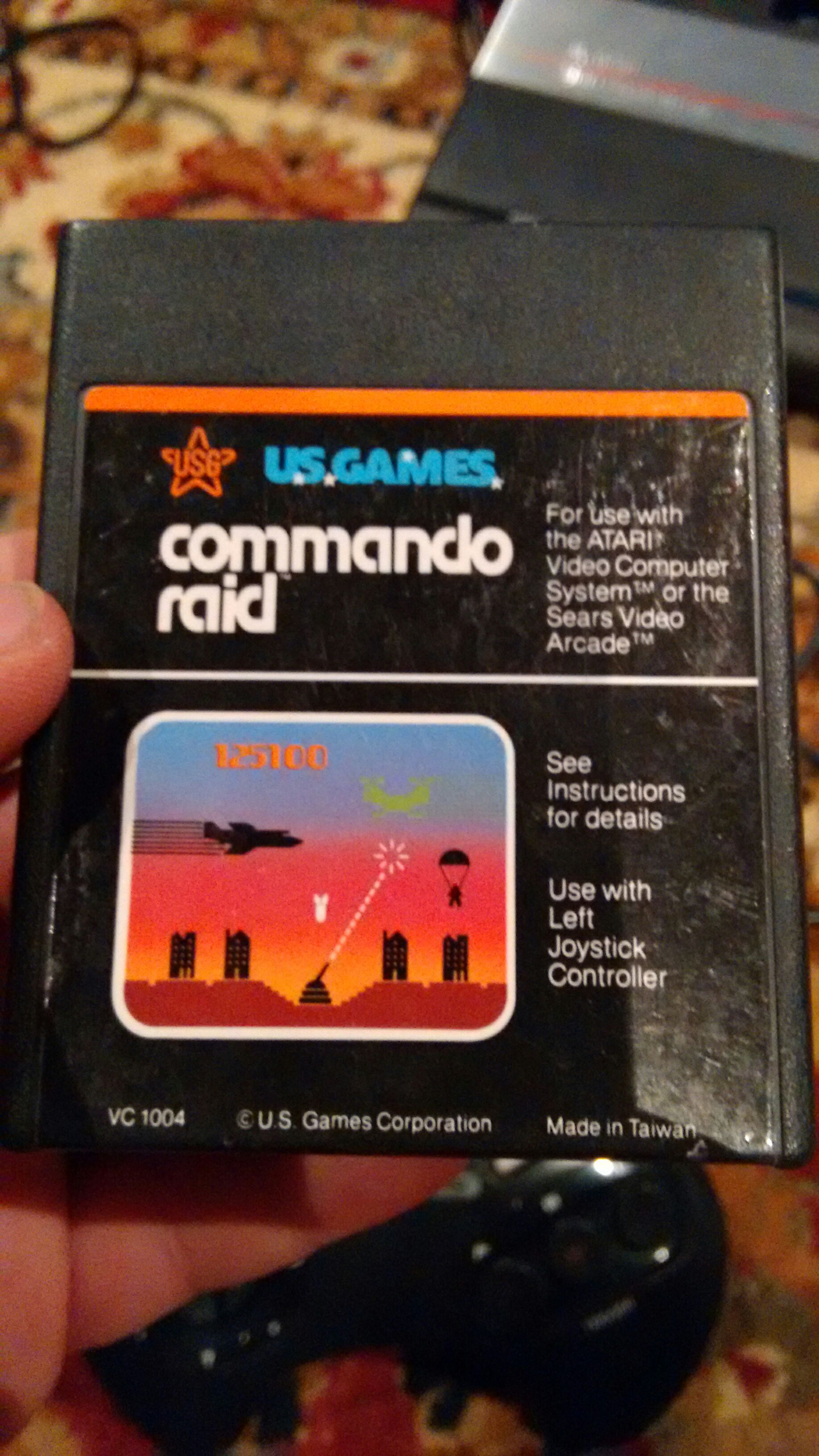 Commando Raid - Atari 2600 video game collectible - Main Image 1