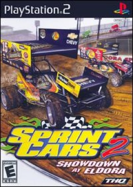 Sprint Cars 2: Showdown at Eldora - Sony PlayStation 2 (PS2) (Liquid Games) video game collectible [Barcode 752919461280] - Main Image 1