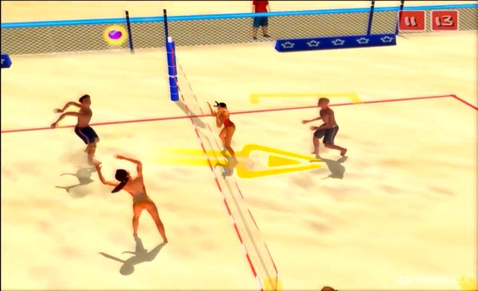 Summerheat Beach Volleyball - Sony PlayStation 2 (PS2) (Acclaim Entertainment - 2) video game collectible [Barcode 021481233190] - Main Image 4