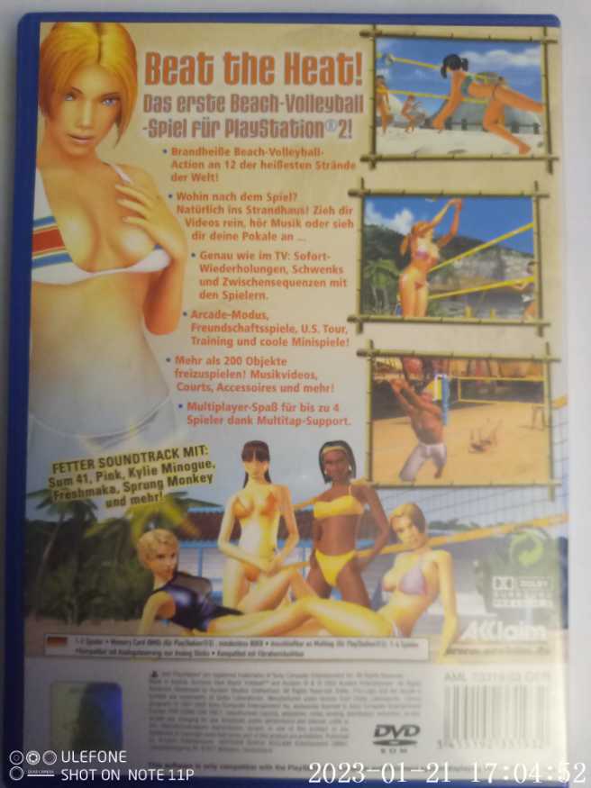 Summer Heat Beach Volleyball - Sony PlayStation 2 (PS2) video game collectible [Barcode 3455192331932] - Main Image 3