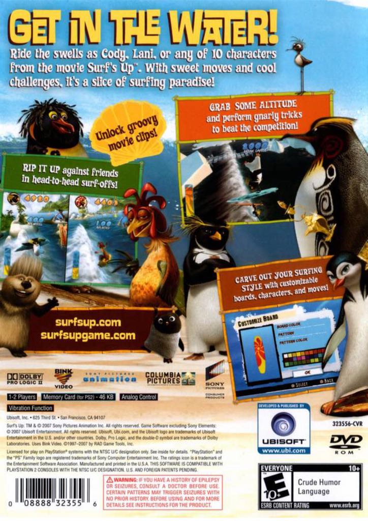 Surf’s Up - Sony PlayStation 2 (PS2) video game collectible - Main Image 2