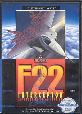 F22 Interceptor - Sega Megadrive (Electronic Arts) video game collectible - Main Image 1