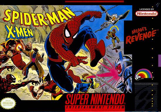 Spiderman Xmen - Nintendo Super Nintendo Entertainment System (SNES) video game collectible - Main Image 1