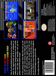 Sonic Blast Man - Nintendo Super Famicom (Taito - 1) video game collectible [Barcode 4988611920084] - Main Image 2