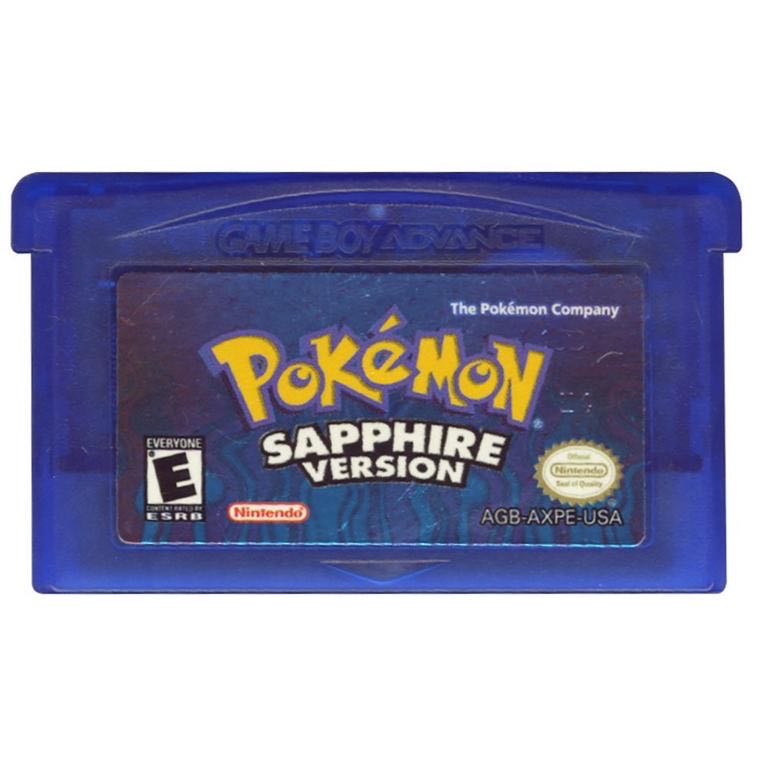 Pokemon Sapphire Version - Nintendo Game Boy Advance (GBA) (Nintendo - 1-2) video game collectible - Main Image 2
