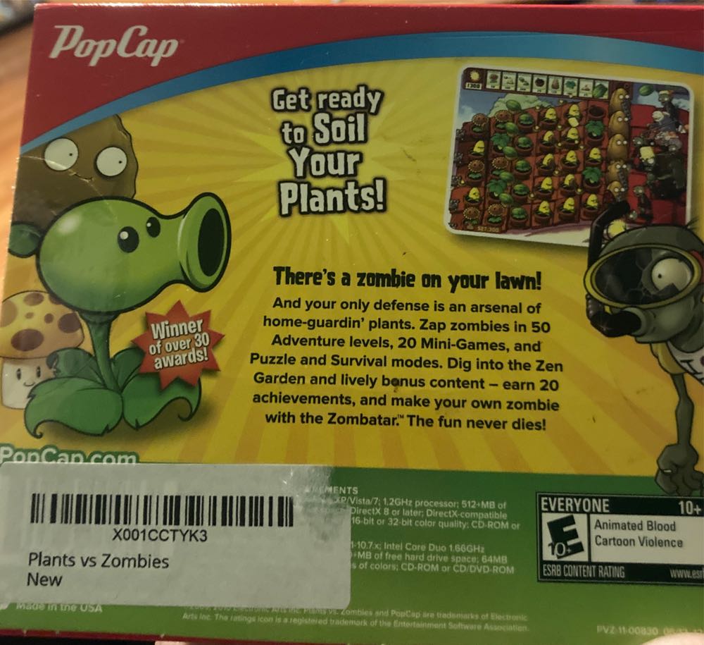 Plants Vs Zombies - PC video game collectible - Main Image 2