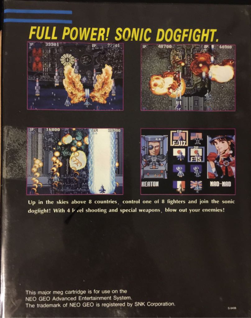 Aero Fighters 2 - SNK Neo Geo (2) video game collectible - Main Image 2