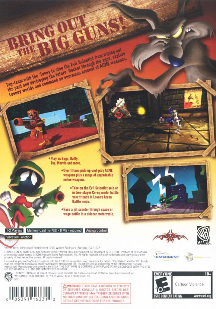 Looney Tunes: ACME Arsenal - Sony PlayStation 2 (PS2) video game collectible - Main Image 2