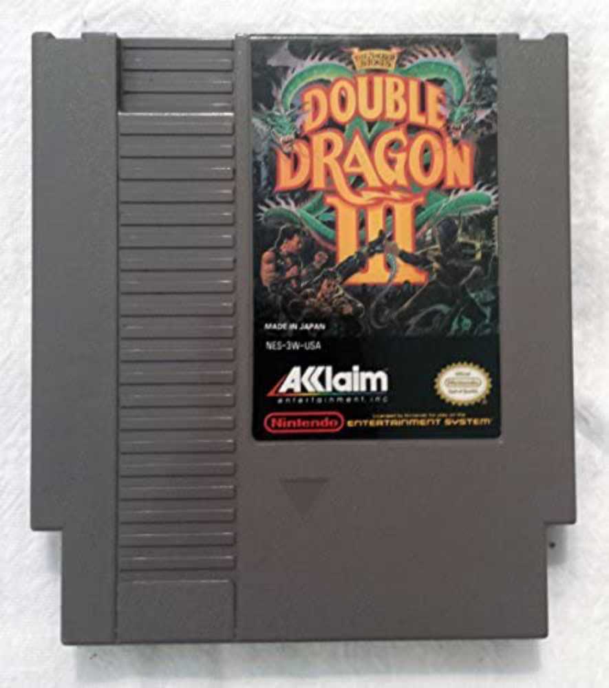 Double Dragon III: The Sacred Stones - Nintendo Entertainment System (NES) (Acclaim Enternainment - 1-2) video game collectible - Main Image 3