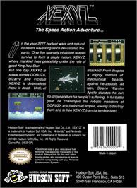 Xexyz - Nintendo Entertainment System (NES) video game collectible - Main Image 2