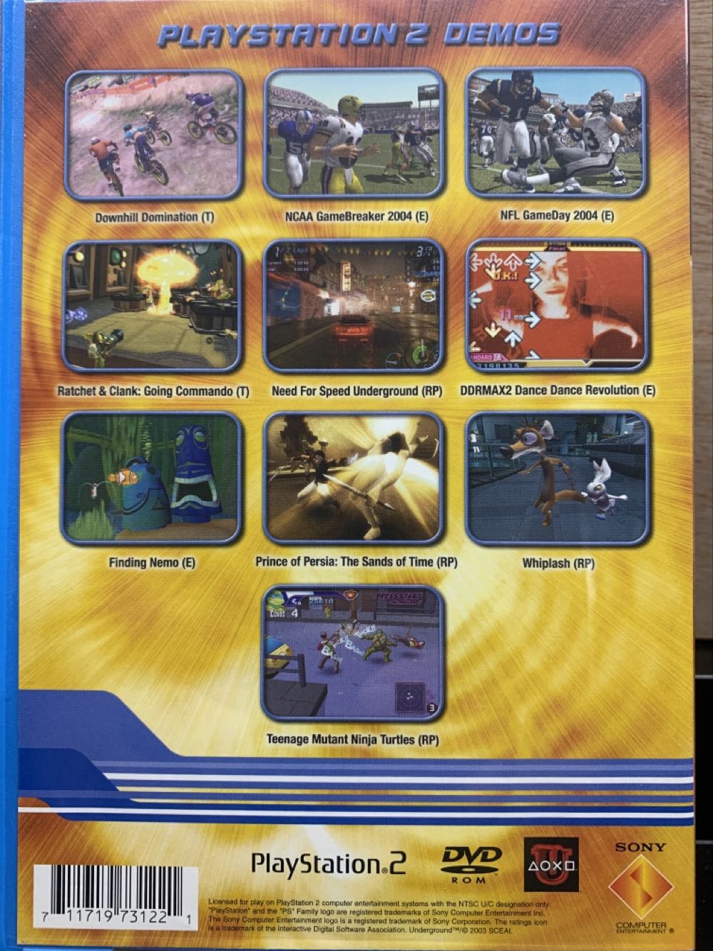 Jampack Winter 2003 - Sony PlayStation 2 (PS2) (Sony Computer Entertainment - 1) video game collectible [Barcode 711719731221] - Main Image 2