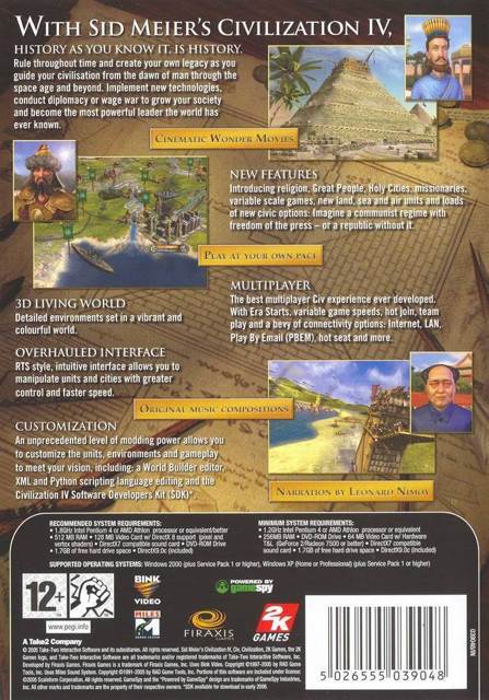 Sid Meier’s Civilization IV: The Complete Edition - CD Projekt GOG (2K) video game collectible - Main Image 2