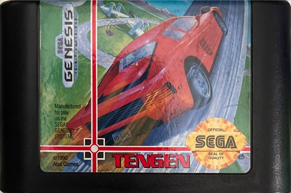 Hard Drivin’ - Sega Genesis (Mega Drive) (Tengen - 1) video game collectible [Barcode 031763017509] - Main Image 3