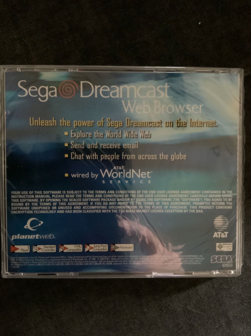 Web Browser 1.0 - Sega Dreamcast (Sega - 1) video game collectible - Main Image 2