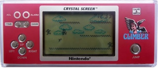 Climber Crystal Screen - Nintendo Game and Watch video game collectible - Main Image 1