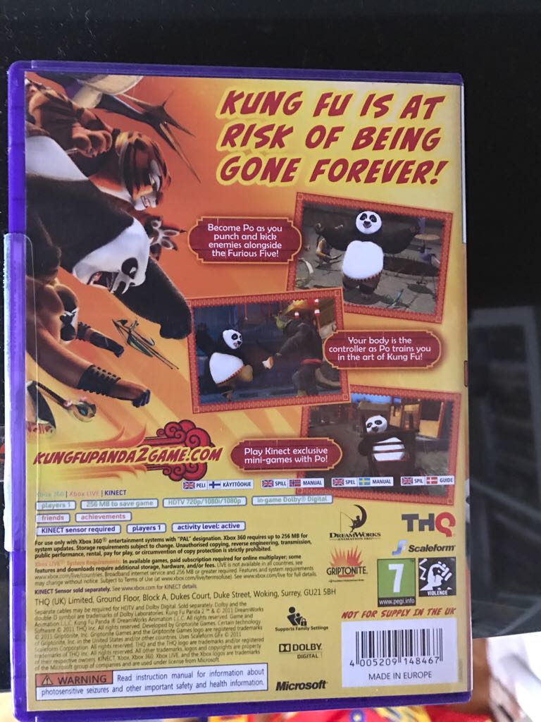 Kung Fu Panda 2 - Microsoft Xbox 360 (Thq - Games) video game collectible [Barcode 4005209148467] - Main Image 2