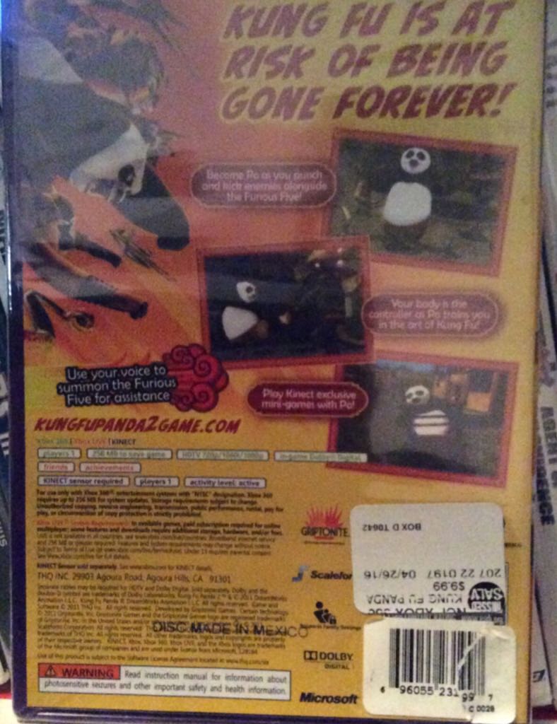 Kung Fu Panda 2 - Microsoft Xbox 360 video game collectible - Main Image 2