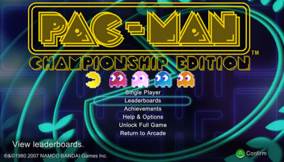 Pacman Championship Edition - Microsoft Xbox Live video game collectible - Main Image 1