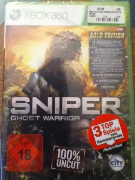 Sniper: Ghost Warrior - Microsoft Xbox 360 video game collectible - Main Image 1