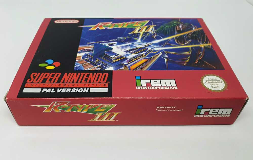 R-type III: The Third Lightning - Nintendo Super Nintendo Entertainment System (SNES) (Jaleco Entertainment - 1) video game collectible [Barcode 715664393077] - Main Image 3
